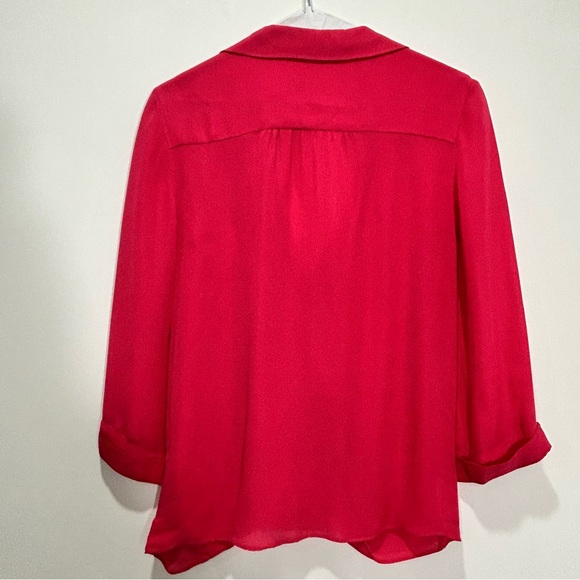 LOVE SAM 100% Pink Cropped Sleeve in Women's Size X-Small - Picture 3 of 6